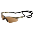 Octane Brown Smoke Anti Fog Lens Safety Glasses w/ Camo Frame